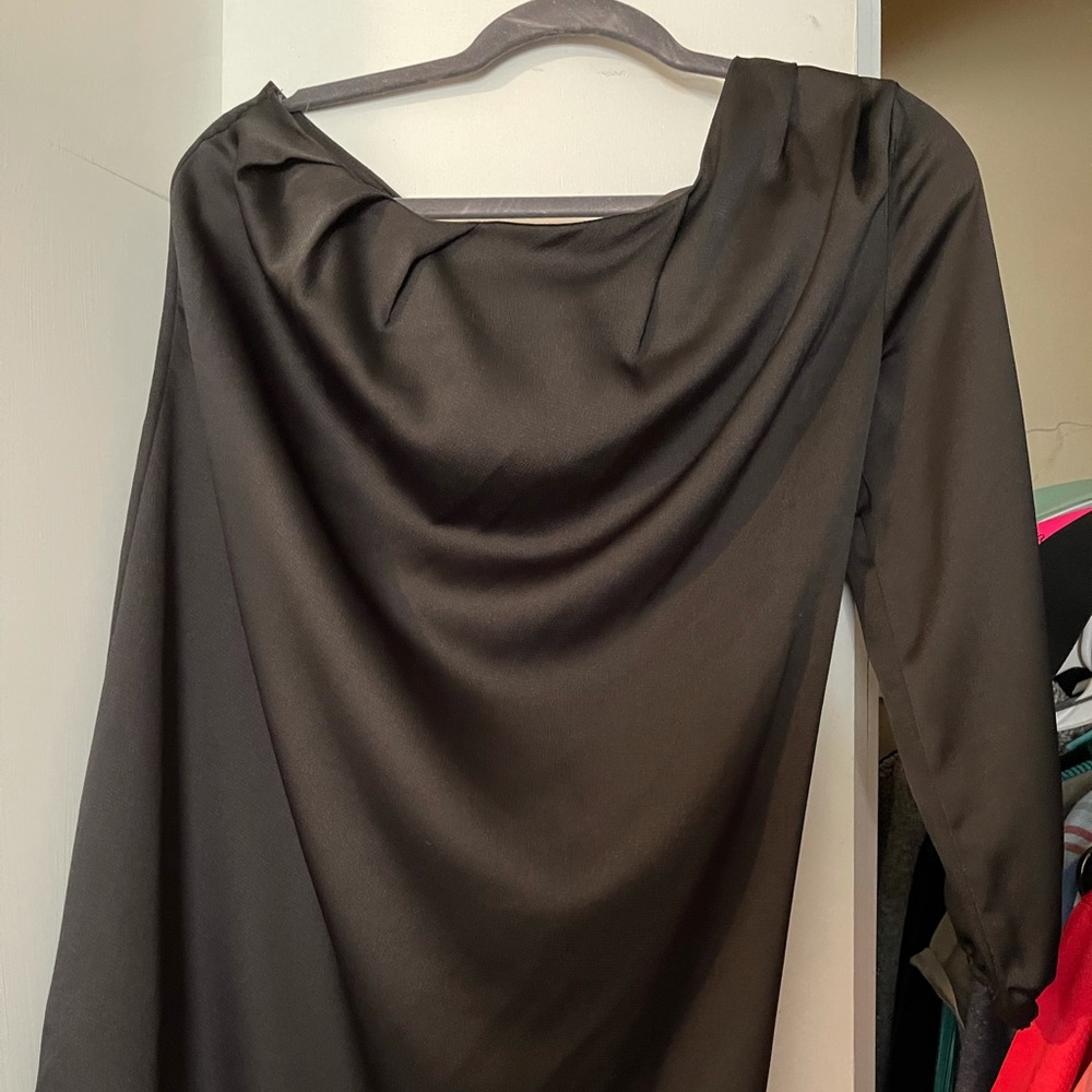One shoulder little black dress, Lizard Thicket